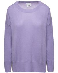 Allude - Sweater With U Neckline - Lyst