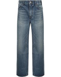Celine - Mid-Rise Flared Jeans Cotton - Lyst