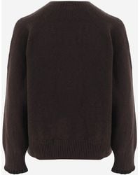 Oliver Lattughi - Cashmere Sweater Crew Neck - Lyst