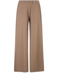 Fedeli - Camel Cashmere Wide Trousers - Lyst