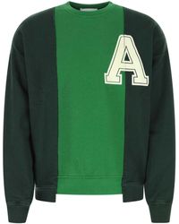 Ambush - Two-tone Cotton Oversize Sweatshirt - Lyst