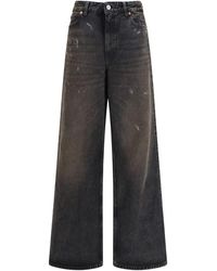 Our Legacy - Black Cotton Relaxed Fit Jeans - Lyst