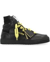 Off-White c/o Virgil Abloh - High-Top Sneakers 3.0 Off Court Cow Hide Trainers - Lyst
