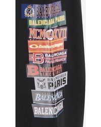 Balenciaga - Jogging Pants Baggy Cotton Trousers - Lyst