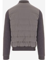 Moorer - Hybrid Jacket Benci With Knitted Sleeves Polyamide - Lyst