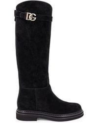 Dolce & Gabbana - Luxury Suede Ankle Boots - Lyst