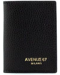 Avenue 67 - Leather Card Holder - Lyst