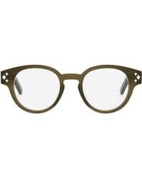 Dior - Eyeglasses Round Full Rim, Shiny Frame And Clear Demo Lens Cddiamondor1I5500 - Lyst