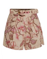 Zimmermann - Matchmaker Tuck Shorts - Lyst