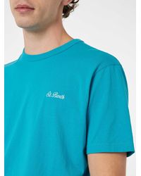 Mc2 Saint Barth - Cotton Jersey T-Shirt Dover With St. Barth Embroidery - Lyst