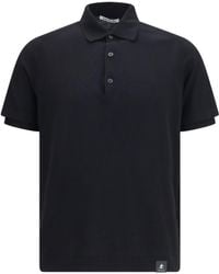 Premiata - Black Cotton Polo Shirt - Lyst