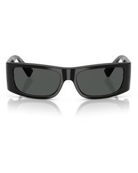 Versace - 0Ve4482 Lens Logo Sunglasses - Lyst