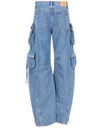 【The Attico】 Fern fadedカーゴ barrel-legジーンズ The Attico Fern faded cargo barrel-leg jeans - Jeans - Free