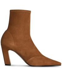 Khaite - Nevada 85 Leather Ankle Boots - Lyst