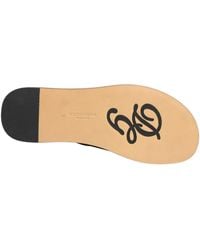 Dolce & Gabbana - Leather Slides Sandals Flats Shoes - Lyst