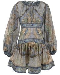 Zimmermann - Short Dresses - Lyst