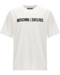 Moschino - Logo Embroidery T-Shirt - Lyst