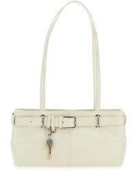 OSOI - Shoulder Bag With Belt Detail And Pendant Keys - Lyst