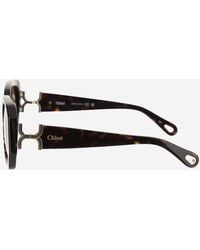 Chloé - Tortoiseshell Sunglasses Recycled Acetate - Lyst