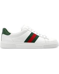 Gucci - Ace Sneaker With Web - Lyst