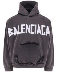 Balenciaga - Hooded Sweatshirt - Lyst