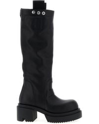 Rick Owens - Knee Pull On Bogun Boots - Lyst