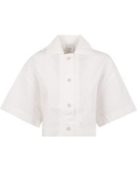 Patou - Short Shirt With Decorations - Lyst