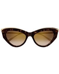 Cartier - Ct0596s Panthere De Sunglasses - Lyst