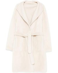 Yves Salomon - Neutrals Coats - Lyst