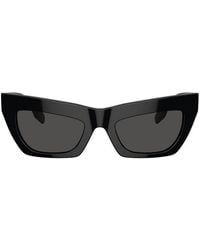 Burberry - Sunglasses Cat Eye Full Rim, Frame And Dark Lens Be4405300187 - Lyst