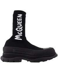 McQueen - Sock Boots Others Shoes - Lyst