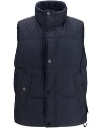 Stone Island - Crinkle Reps Ny Padded Vest Blazers E Vests - Lyst