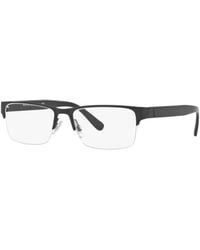 Polo Ralph Lauren - Eyeglasses Rectangle Semi Rim, Matte Frame And Clear Demo Lenses Lens Ph11649038 Sunglasses - Lyst