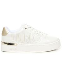 Liu Jo - Saffiano Trainer With Logo - Lyst