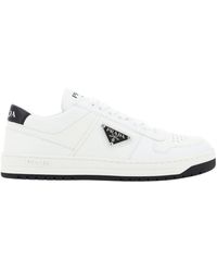 Prada - White Logo Sneaker - Lyst
