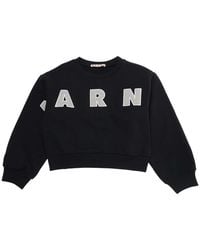 Marni - Crewneck Sweatshirt Cotton Hoods & Sweatshirts - Lyst