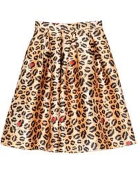 ALESSANDRO ENRIQUEZ - Printed Midi Skirt - Lyst