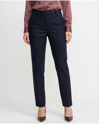 Brunello Cucinelli - Blue Cotton Dress Pants - Lyst
