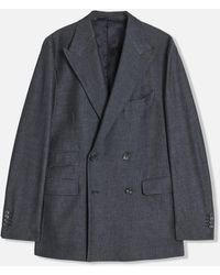 Doppiaa - Aareseant Double Breasted Denim Suit - Lyst