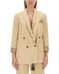 Alysi - Double-Breasted Jacket - Lyst