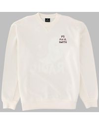 Paul Smith - Oversized Sweatshirt Organic Cotton Sweatshirts - Lyst