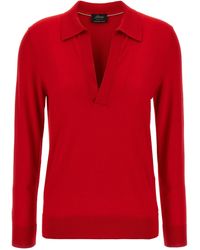 Brioni - Cashmere And Silk Polo Shirt - Lyst