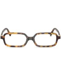 Miu Miu - Miu Miu Eyewear Mu11Zs14L08N Tortoiseshell Acetate Sunglasses - Lyst