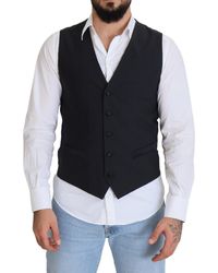 Dolce & Gabbana - Elegant Single Breasted Dress Vest - Lyst
