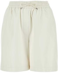 Loewe - Leather Shorts - Lyst