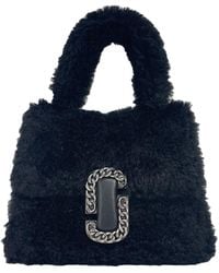 Marc Jacobs - The St Mini Top Handle Satchel Crossbody Bag Fur - Lyst