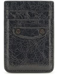 Balenciaga - Le City Magnetic Card Holder Lamb Ovis Aries Wallet - Lyst