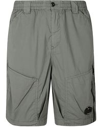 C.P. Company - 50 Fili Stretch Cargo Shorts - Lyst