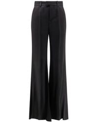 Balenciaga - Viscose Trousers With Flared Bottom - Lyst