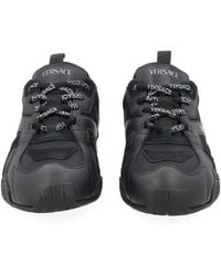 Versace - Sneaker Galaxia Calf Leather Trainers - Lyst
